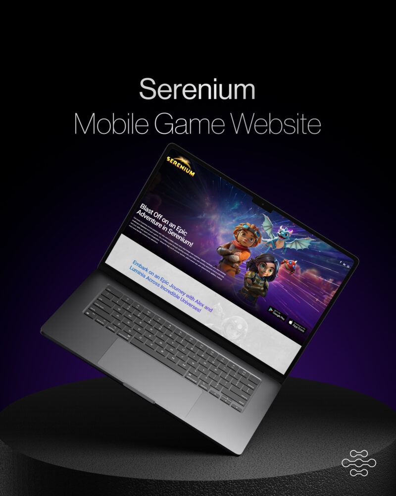 Serenium - Mobile Game Website